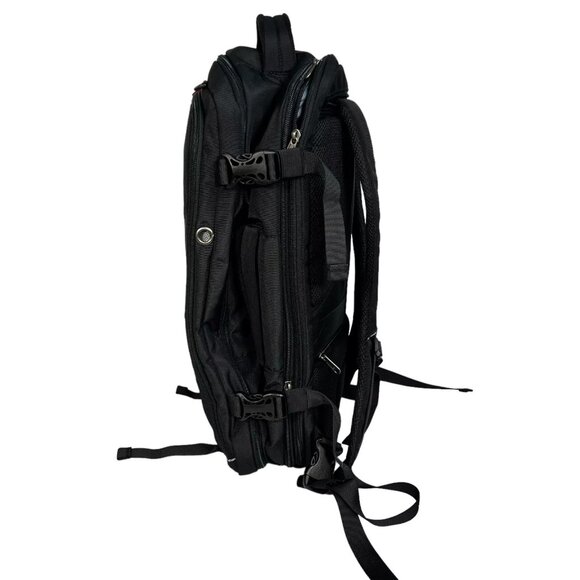 Maelstrom KB-05 Unisex Black Nylon Adjustable Strap Travel Backpack - Picture 5 of 13